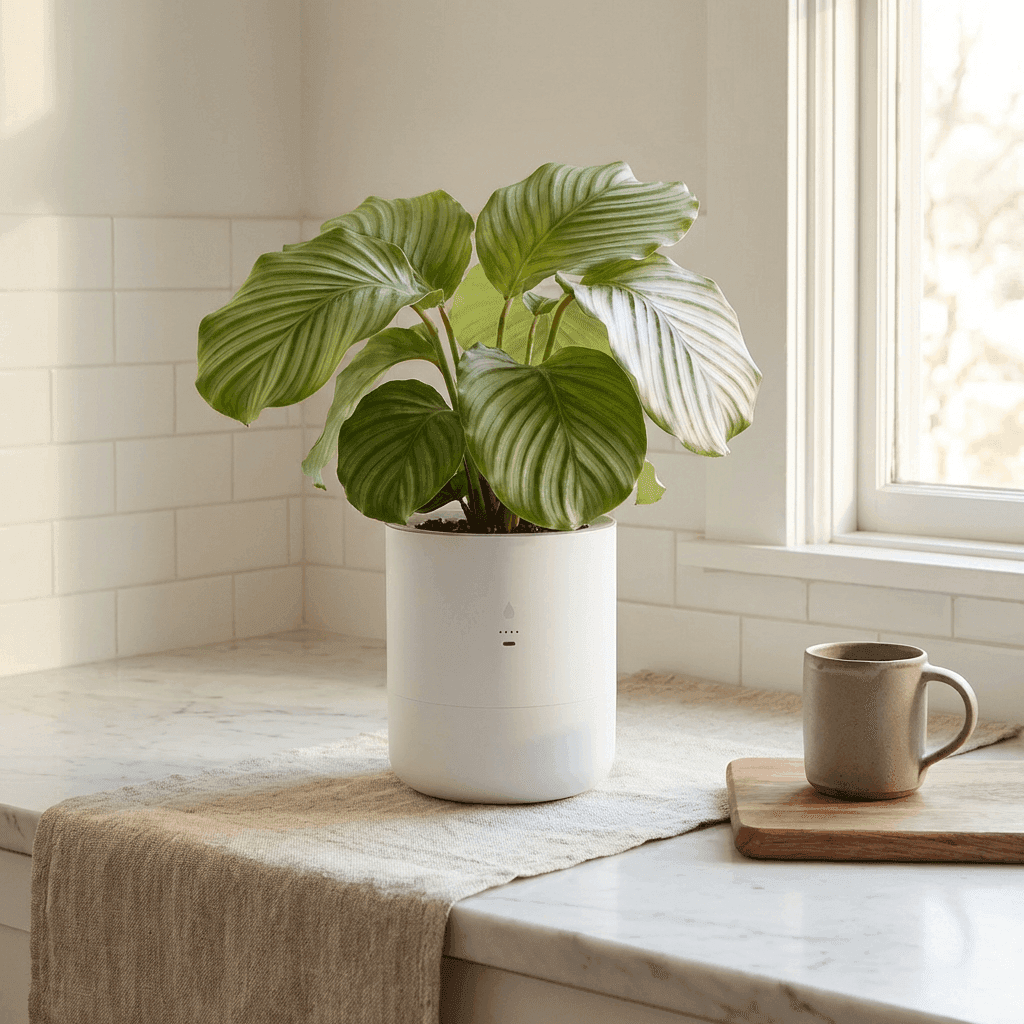 Calathea in LeafyPod planter