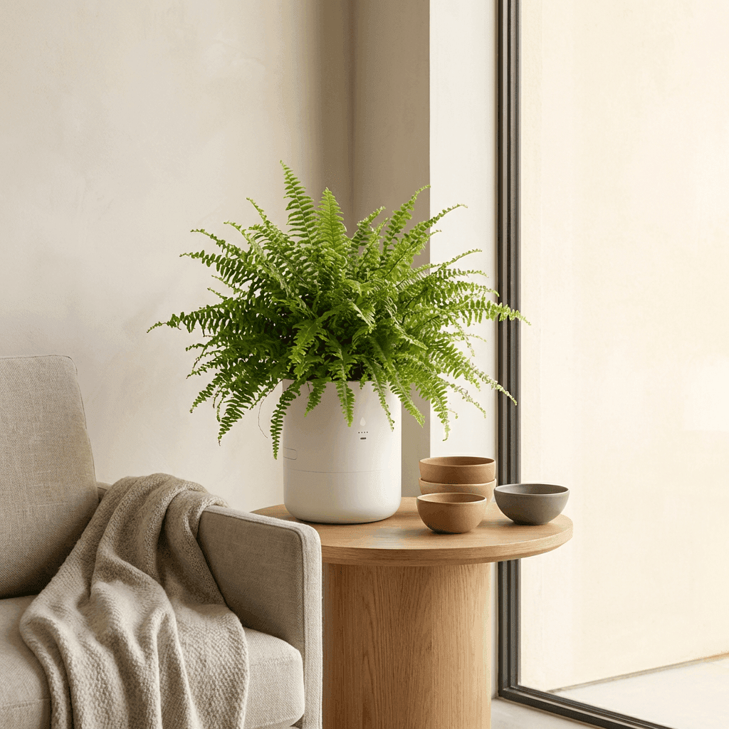 Fern in LeafyPod planter