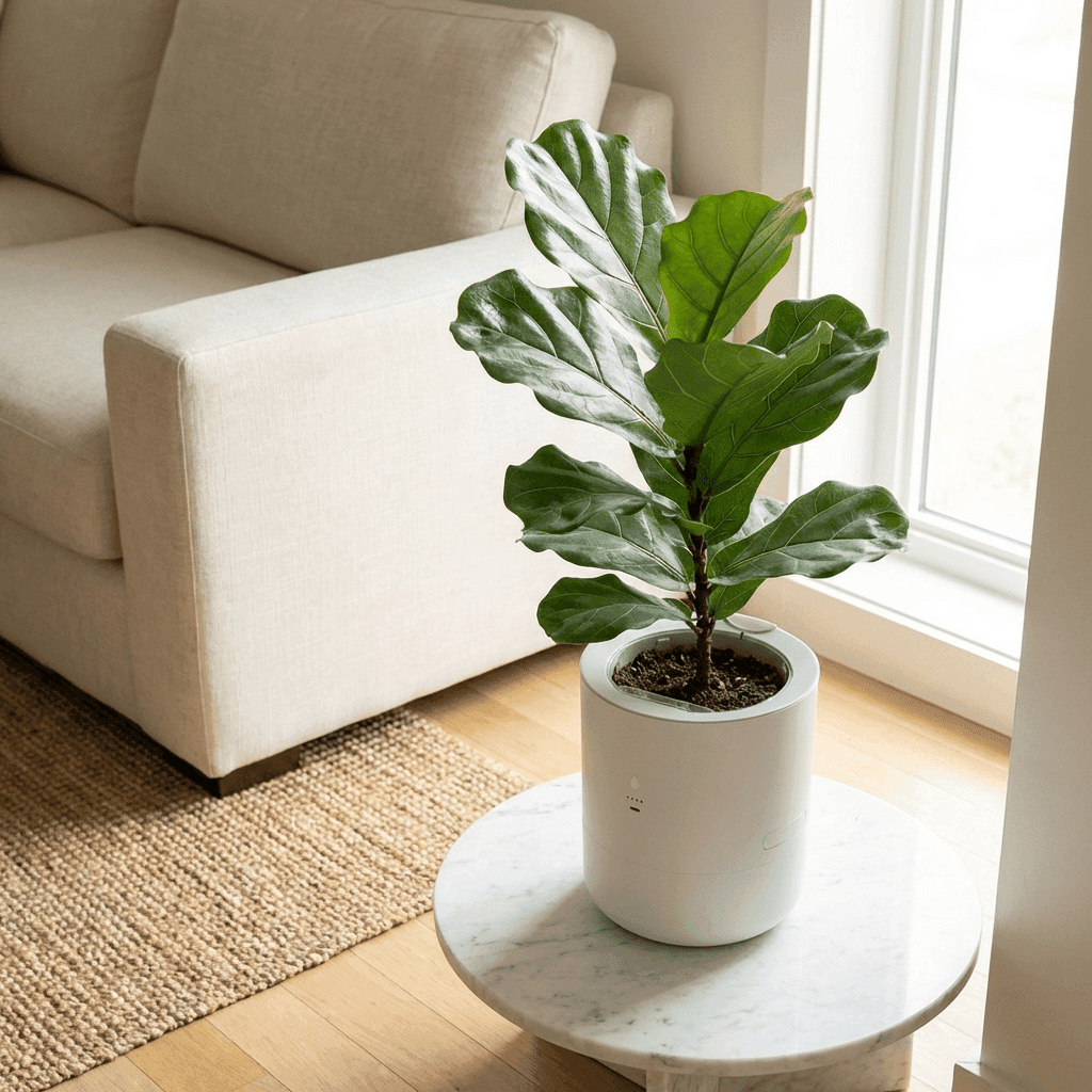 Fiddle Leaf Fig in LeafyPod planter